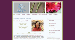 Desktop Screenshot of embodypt.com